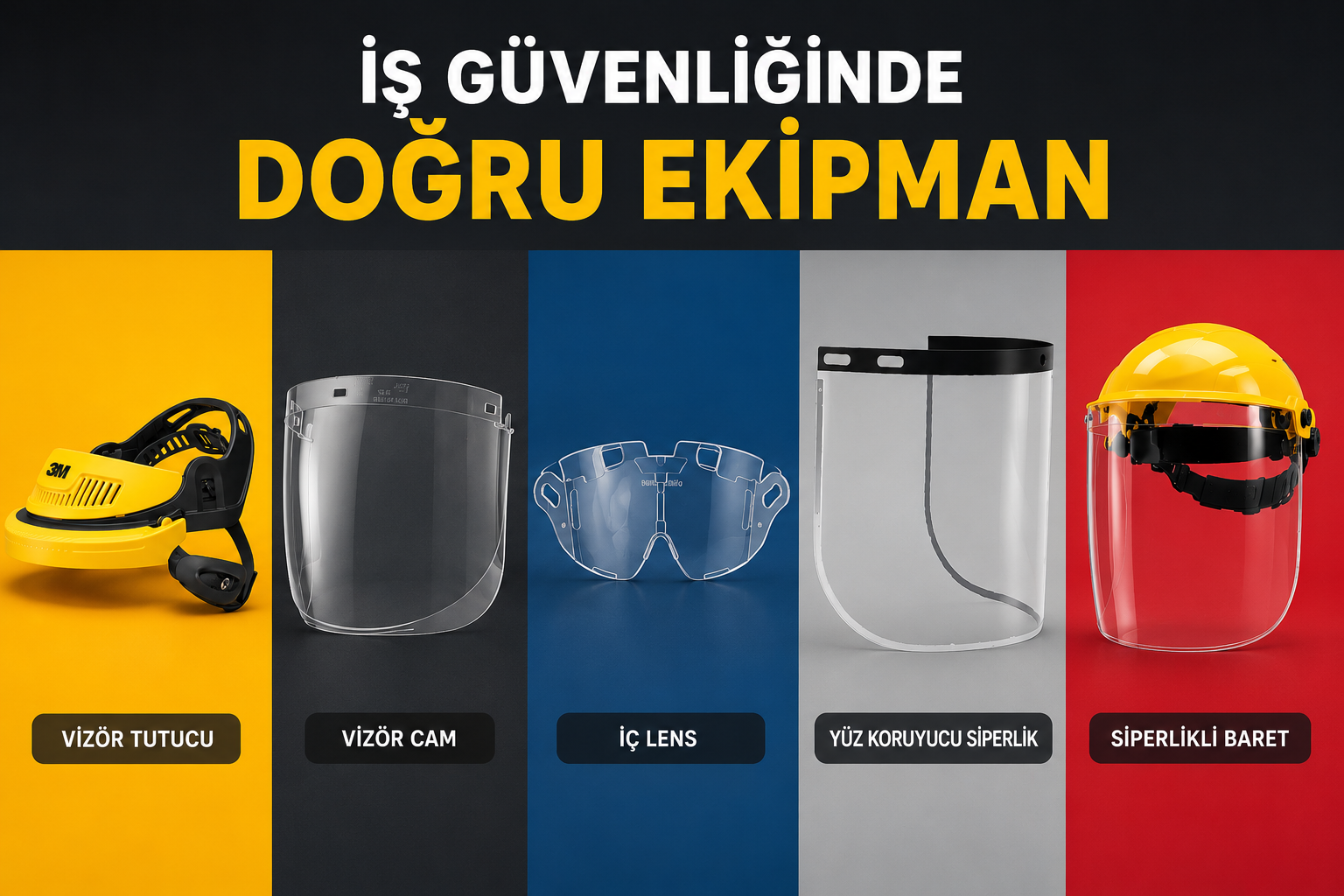 Yüz siperlikleri kampanya görseli